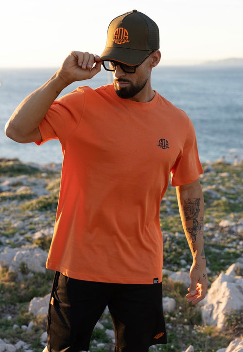 Casquette verte avec logo